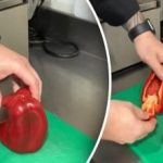 Len tri ťahy nožom: ako rýchlo olúpať a nakrájať papriku